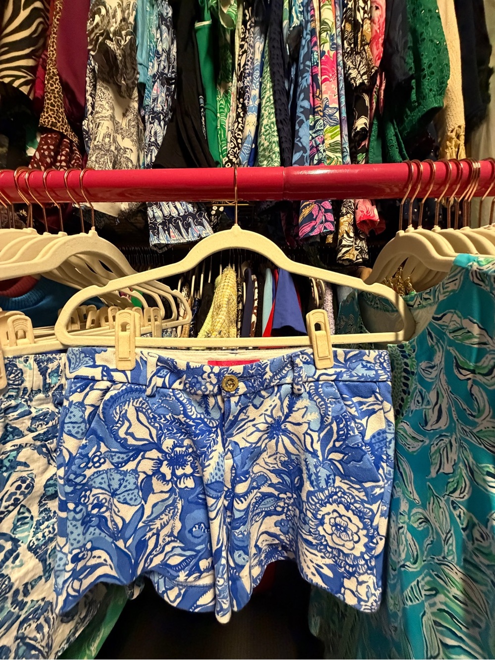 Lilly Pulitzer Callahan Knit Shorts - Blue Tang - 00